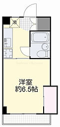 コーポきょうざんB棟 1Kの間取図画像
