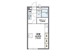 レオパレス福岡C 1Kの間取図画像