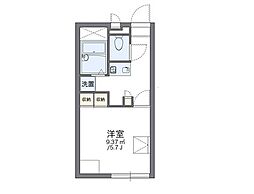 レオパレスSTO 1Kの間取図画像