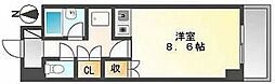 幸町旭ビル ワンルームの間取図画像