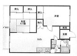 ビューラーサンライズ 2LDKの間取図画像