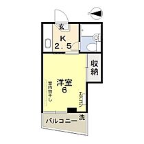 岡山県岡山市北区奉還町1丁目（賃貸マンション1K・4階・17.29㎡） その2