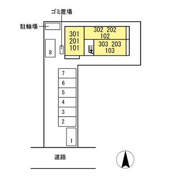 岡山県岡山市北区奥田2丁目(賃貸アパート1LDK・2階・41.95㎡)の写真 その20