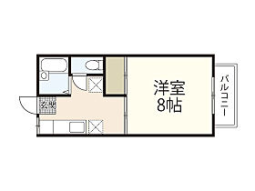 岡山県岡山市北区万成東町（賃貸アパート1R・2階・26.49㎡） その2