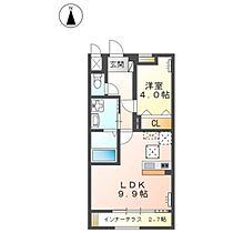 岡山県岡山市東区藤井（賃貸アパート1LDK・1階・40.33㎡） その2