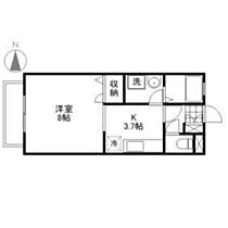 岡山県岡山市北区北長瀬本町（賃貸アパート1K・1階・29.81㎡） その2