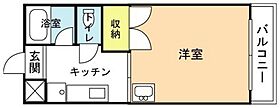 岡山県岡山市北区津島新野2丁目（賃貸マンション1K・2階・26.18㎡） その2