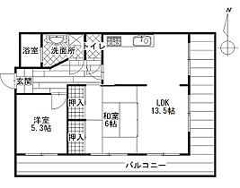 岡山県岡山市中区国富（賃貸マンション2LDK・4階・58.00㎡） その2