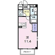 岡山県岡山市北区田中（賃貸アパート1K・1階・30.24㎡） その2