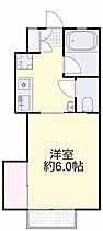 岡山県岡山市北区門前（賃貸アパート1K・2階・21.36㎡） その2