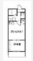 岡山県岡山市北区南方4丁目（賃貸アパート1LDK・2階・33.00㎡） その2