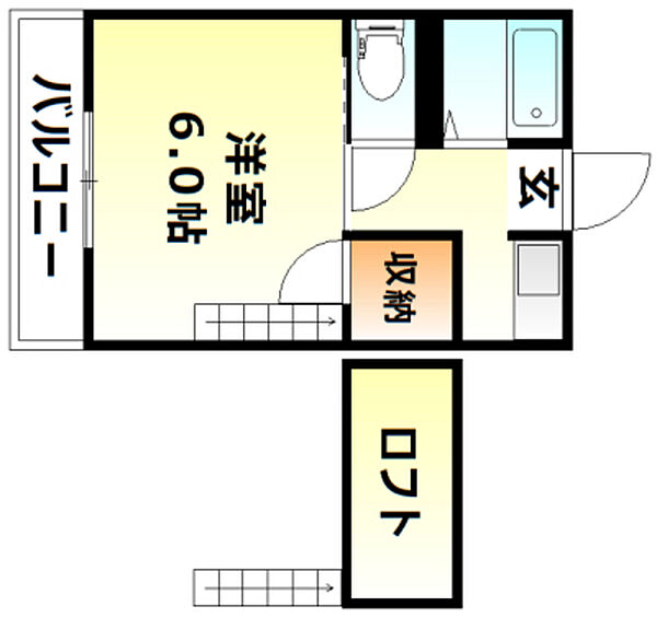 岡山県岡山市北区東花尻(賃貸マンション1K・4階・19.44㎡)の写真 その2