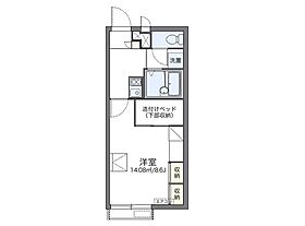 岡山県岡山市北区高柳東町（賃貸アパート1K・2階・23.18㎡） その2