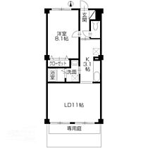 岡山県岡山市南区千鳥町（賃貸アパート1LDK・1階・50.40㎡） その2