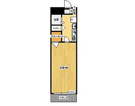 岡山県岡山市北区兵団（賃貸マンション1K・3階・25.38㎡） その2