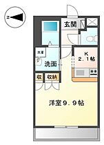 岡山県岡山市南区西市（賃貸アパート1K・1階・30.66㎡） その2