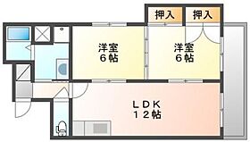 岡山県岡山市北区弓之町（賃貸マンション2LDK・3階・59.94㎡） その2