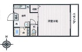 岡山県岡山市北区津倉町2丁目（賃貸マンション1K・3階・24.09㎡） その2