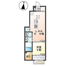 岡山県岡山市北区久米（賃貸アパート1LDK・1階・36.49㎡） その2