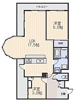 エクセレント旭川  ｜ 岡山県岡山市中区西川原1丁目（賃貸マンション2LDK・4階・68.61㎡） その2