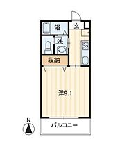 フィネスエトワール  ｜ 岡山県岡山市北区久米（賃貸マンション1K・1階・31.20㎡） その2