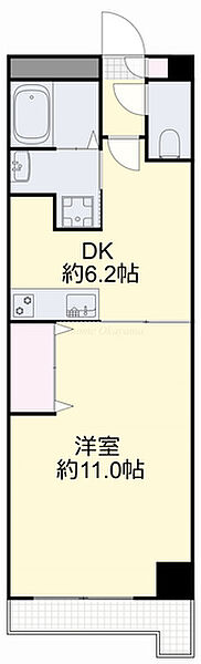 マルカツ新保 ｜岡山県岡山市南区新保(賃貸マンション1DK・2階・40.00㎡)の写真 その2