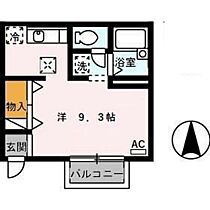 ラ・フォーレ  ｜ 岡山県岡山市南区千鳥町（賃貸アパート1R・1階・21.07㎡） その2