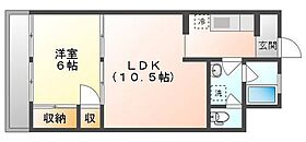 メゾン小松  ｜ 岡山県岡山市中区浜（賃貸マンション1LDK・2階・37.34㎡） その2