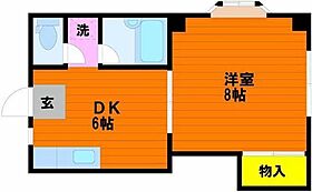 グリンベルIV  ｜ 岡山県岡山市中区門田本町2丁目（賃貸アパート1DK・2階・28.00㎡） その2