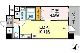 アルカンシエル  ｜ 岡山県岡山市北区北長瀬表町2丁目（賃貸マンション1LDK・3階・37.32㎡） その2