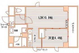 ボヌールスクエアアコオV番館  ｜ 岡山県岡山市北区富田町1丁目（賃貸マンション1LDK・4階・37.20㎡） その2