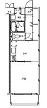 COCO中仙道  ｜ 岡山県岡山市北区北長瀬表町2丁目（賃貸マンション1DK・2階・32.83㎡） その2