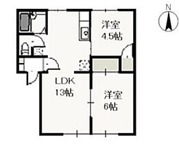 ドミ・アゼリア　B  ｜ 岡山県岡山市中区浜1丁目（賃貸アパート2LDK・1階・48.02㎡） その2