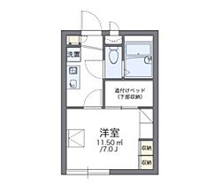 レオパレス如月  ｜ 岡山県岡山市北区青江2丁目（賃貸アパート1K・1階・19.87㎡） その2