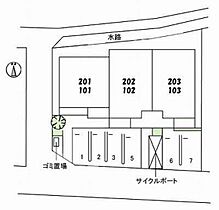 シャーメゾン津島東  ｜ 岡山県岡山市北区津島東2丁目（賃貸アパート1LDK・1階・43.83㎡） その16