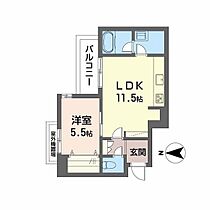 Sprezio  ｜ 岡山県岡山市北区東島田町2丁目（賃貸マンション1LDK・4階・42.52㎡） その2