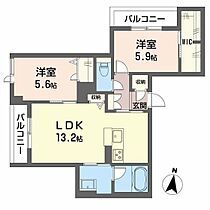 コンフォルト大元駅  ｜ 岡山県岡山市北区西古松（賃貸マンション2LDK・3階・61.05㎡） その2