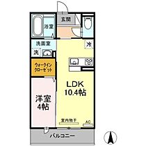 ルシエール  ｜ 岡山県岡山市中区赤田（賃貸アパート1LDK・2階・37.64㎡） その2