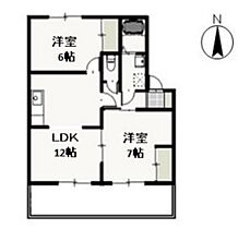 パストラーレ　A  ｜ 岡山県岡山市中区四御神（賃貸アパート2LDK・1階・54.65㎡） その2