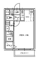 ピュアベルデサウス北方  ｜ 岡山県岡山市北区北方1丁目（賃貸マンション1K・3階・27.59㎡） その2