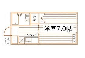 EMMA大和町  ｜ 岡山県岡山市北区大和町1丁目（賃貸アパート1R・1階・17.00㎡） その2