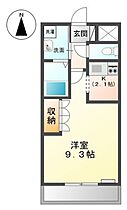 シェルル  ｜ 岡山県岡山市北区平田（賃貸アパート1K・1階・30.00㎡） その2