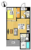 REGALEST 法界院駅前  ｜ 岡山県岡山市北区大和町2丁目（賃貸アパート1LDK・1階・30.82㎡） その2