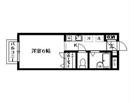 T.T.M  ｜ 岡山県岡山市北区半田町（賃貸アパート1K・2階・21.21㎡） その2