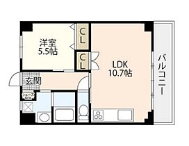 アドバンスM  ｜ 岡山県岡山市北区今5丁目（賃貸マンション1LDK・4階・40.15㎡） その2