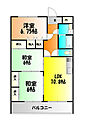 桃の里マンション1階6.4万円