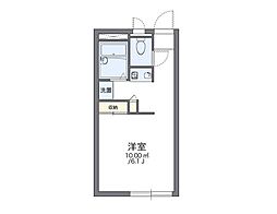 レオパレス高屋の庄 1Kの間取図画像