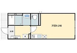 グランメゾン学南 ワンルームの間取図画像