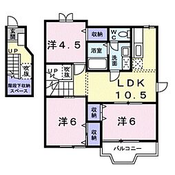 間取図画像 3LDK
