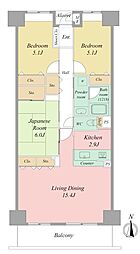 間取図画像 3LDK